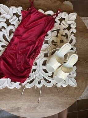 Teen SHEIN Dress And Heels Bundle Homecoming Size 10/11 Years Teen And 8 Shoe